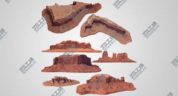 images/goods_img/20210312/Sandstone Butte Pack 2 3D model/2.jpg
